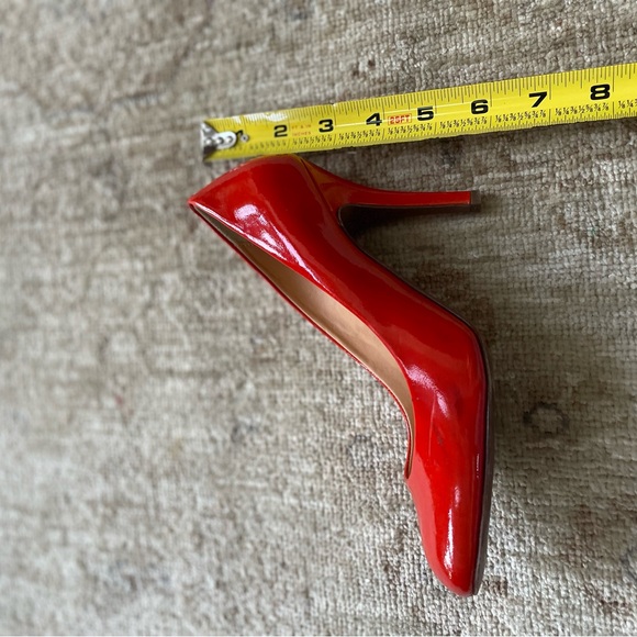 J. Crew Vibrant Poppy Red Patent Heels - Picture 12 of 13